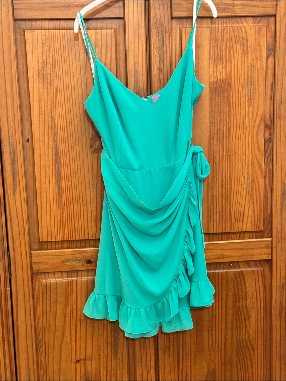 Lilly Pulitzer Alisa Wrap Dress in Botanical Green. NWOT size 16